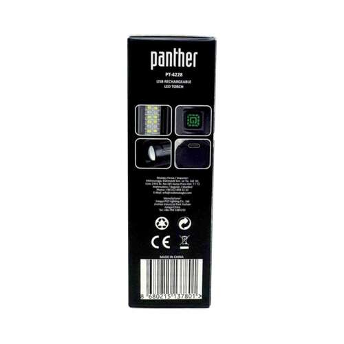 PANTHER PT-4228 USB ŞARJLI EL FENERİ