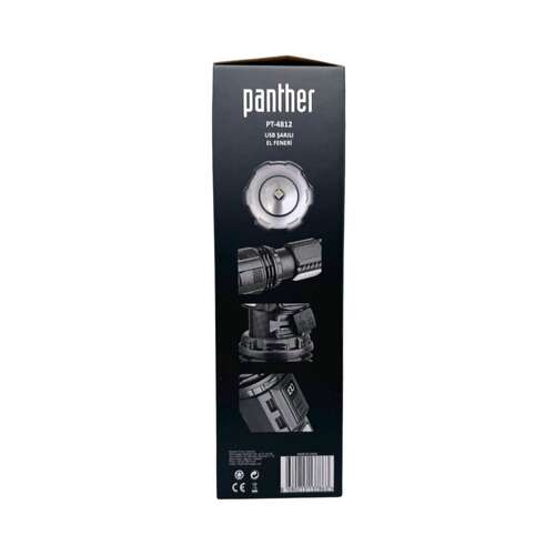 PANTHER PT-4812 USB ŞARJLI EL FENERİ