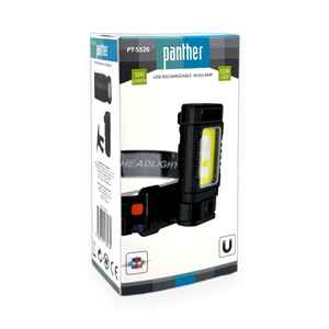 PANTHER PT-5526 USB ŞARJLI KAFA LAMBASI - Thumbnail