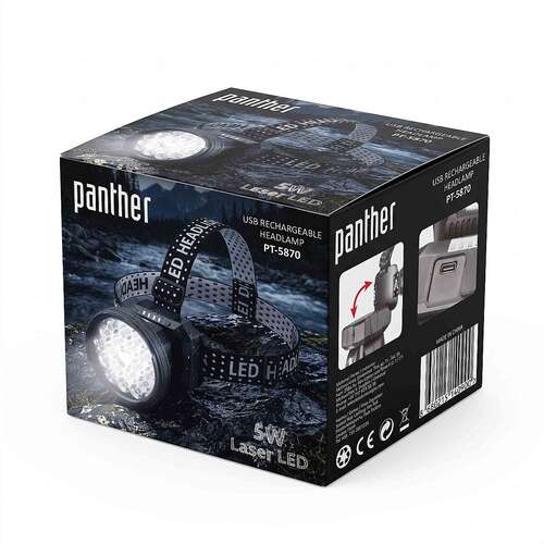 PANTHER PT-5870 USB ŞARJLI KAFA LAMBASI - 6