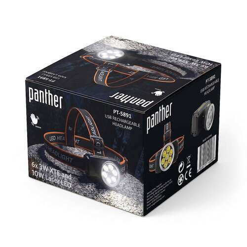 PANTHER PT-5891 USB ŞARJLI KAFA LAMBASI - 7