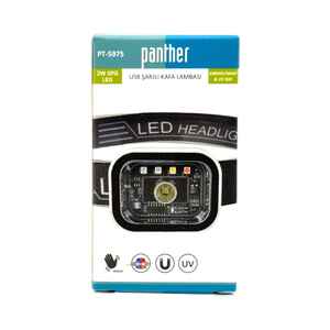 PANTHER PT-5975 USB ŞARJLI KAFA LAMBASI - Thumbnail