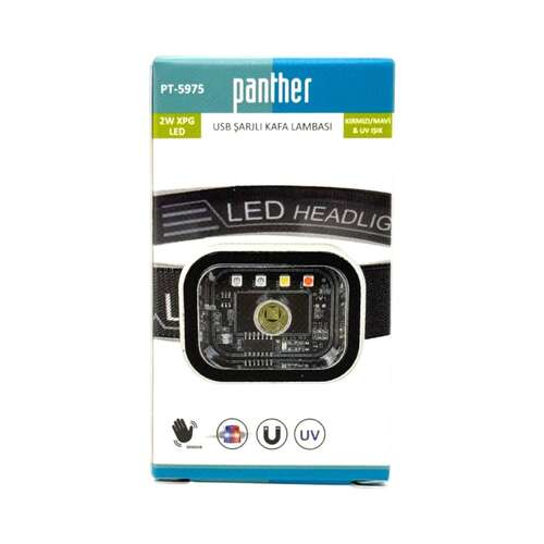 PANTHER PT-5975 USB ŞARJLI KAFA LAMBASI