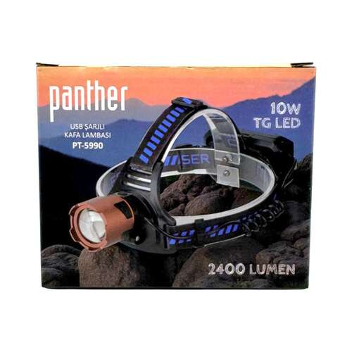 PANTHER PT-5990 USB ŞARJLI KAFA LAMBASI