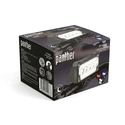PANTHER PT-6021 USB ŞARJLI BİSİKLET FENERİ - 5