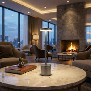 PANTHER PT-704 GÜMÜŞ USB ŞARJLI MASA LAMBASI - Thumbnail