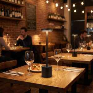 PANTHER PT-704 SİYAH USB ŞARJLI MASA LAMBASI - Thumbnail