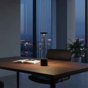 PANTHER PT-704 SİYAH USB ŞARJLI MASA LAMBASI - Thumbnail