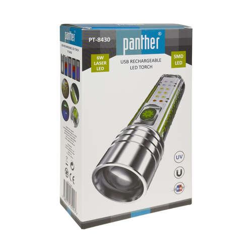PANTHER PT-8430 USB ŞARJLI EL FENERİ