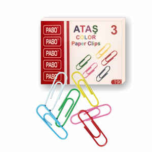 PASO/YOBE - PASO 190 RENKLİ PLASTİK ATAŞ