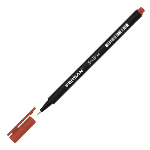 PENSAN 6500 KAHVERENGİ FINELINER KALEM