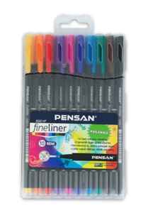 PENSAN - PENSAN 6500 SİYAH FINELINER KALEM