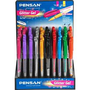 PENSAN - PENSAN GLITTER GEL KALEM SİMLİ 60 LI STAND 2228/S