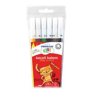 PENSAN - PENSAN KİDZ 6 RENK KEÇELİ BOYA PE34000KK6R