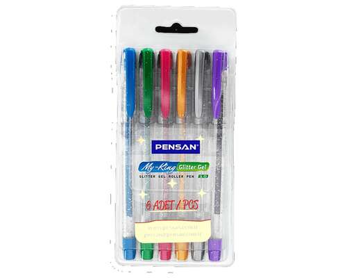 PENSAN MY-KING SİMLİ JEL KALEM 6 LI 2227-6