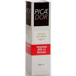 PICADOR - PİCADOR ISTAMPA MÜREKKEBİ KIRMIZI 50cc