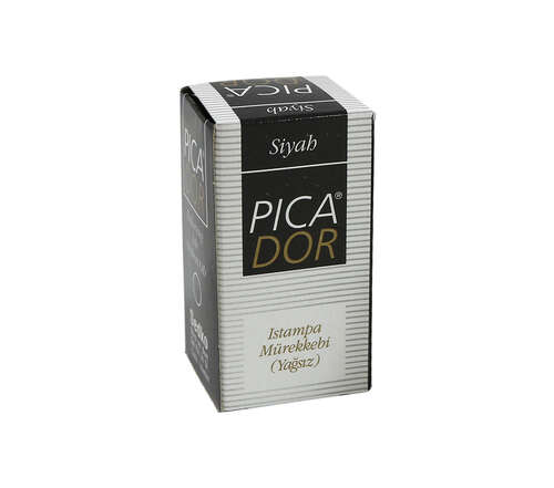 PİCADOR ISTAMPA MÜREKKEBİ SİYAH 30cc KE 001