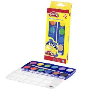 PLAY DOH - PLAY-DOH 12 RENK SULU BOYA KÜÇÜK BOY SU002