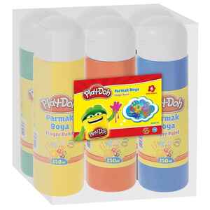PLAY DOH - PLAY-DOH 250 ml PARMAK BOYASI 6 LI SET PR035