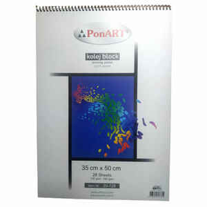 PONART - PONART 35x50 KOLEJ BLOK RESİM DEFTERİ 28 YP