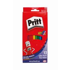 PRITT - PRİTT 12 RENK KURU BOYA TAM BOY 1219734