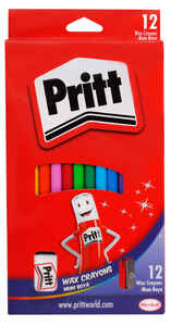 PRITT - PRİTT 12 RENK SİLİNEBİLİR MUM BOYA 1433960