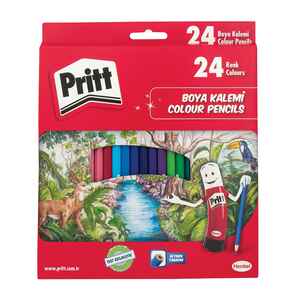 PRITT - PRİTT 24 RENK KURU BOYA TAM BOY 1221351