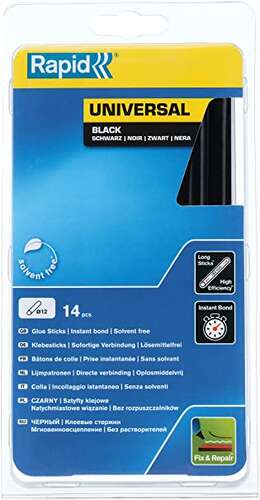 RAPİD 5000211 SİLİKON SİYAH 250 gr 12x190 mm