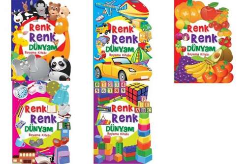 RENK RENK DÜNYAM BOYAMA 1-5 EMA ÇOCUK