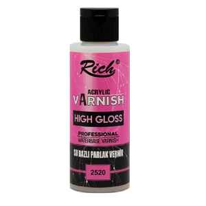 RICH - RICH 2520 HIGH GLOSS SU BAZLI VERNİK PARLAK 01676 120 cc