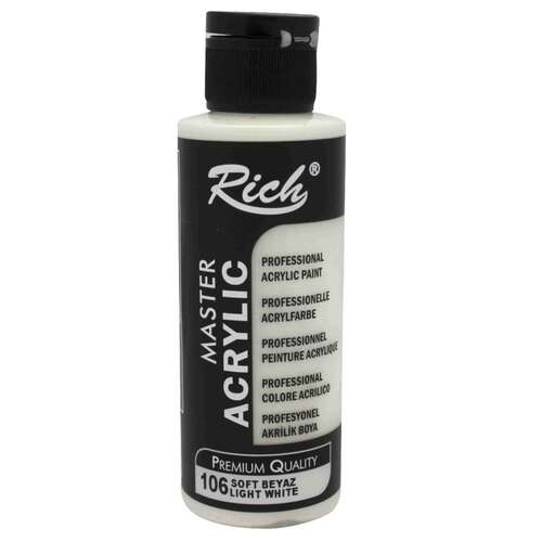 RICH AKRİLİK BOYA 106 SOFT BEYAZ 120 cc