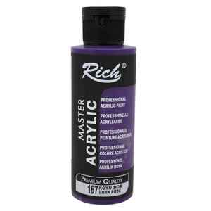 RICH - RICH AKRİLİK BOYA 167 KOYU MOR 120 cc