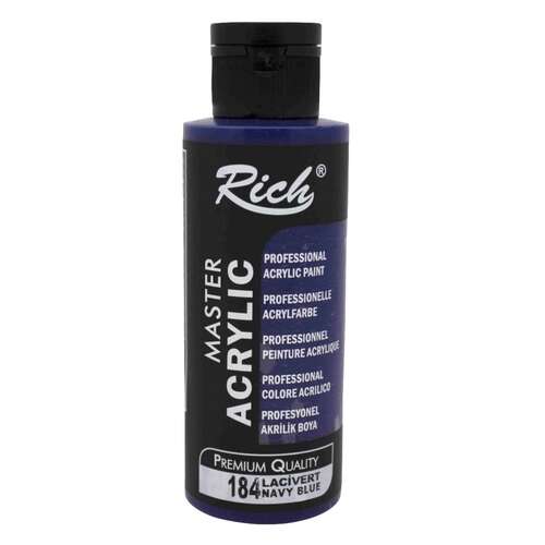 RICH AKRİLİK BOYA 184 LACİVERT 120 cc