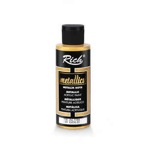 RICH - RICH METALİK AKRİLİK BOYA 03956 ALTIN 120 cc