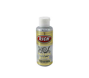 RICH - RICH METALİK AKRİLİK BOYA 03962 GÜMÜŞ 120 cc