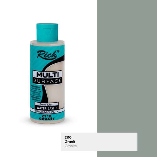 RICH MULTİ AKRİLİK BOYA 2110 GRANİT 120 cc