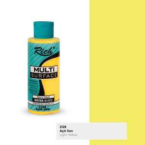 RICH - RICH MULTİ AKRİLİK BOYA 2128 AÇIK SARI 120 cc
