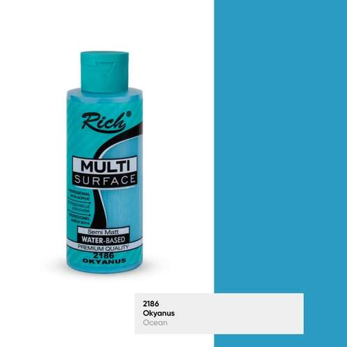 RICH MULTİ AKRİLİK BOYA 2186 OKYANUS 120 cc
