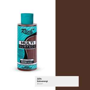 RICH - RICH MULTİ AKRİLİK BOYA 2234 KAHVERENGİ 120 cc