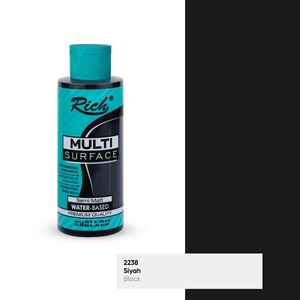 RICH - RICH MULTİ AKRİLİK BOYA 2238 SİYAH 120 cc
