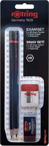ROTRING - ROTRING SINAV SETİ KURŞUN KALEM+SİLGİ+KALEMTRAŞ RO-2090068WK