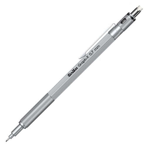 SCRİKSS GRAPH-X SATEN GRİ METAL 0.7 VERSATİL KALEM