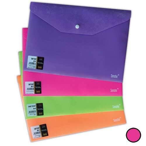 SENSHO A4 PEMBE ÇITÇITLI DOSYA BSI0040