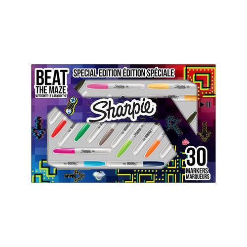 SHARPIE 30 LU FINE PERMANENT MARKÖR LABİRENT 2180836