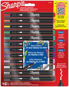 SHARPIE - SHARPIE AKRİLİK MARKÖR YUVARLAK UÇ 12 Lİ BLİSTER 2201070