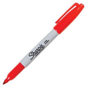SHARPIE - SHARPIE FINE KIRMIZI MARKER S0810940