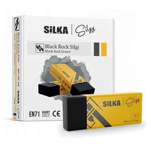 SİLKA - SİLKA BLACK ROCK SİYAH SİLGİ 20 Lİ KT SG.4