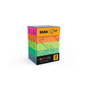 SİLKA - SİLKA NEON 5 RENK SİLGİ 10 LU KT ART.14