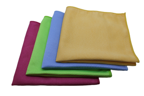 Softtex Microfiber Cam Bezi 40x40 Sarı Renk