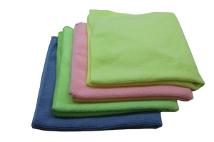 Softtex - Softtex Microfiber Temizlik Bezi 30x40 Kırmızı Renk